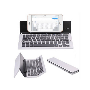 Bluetooth Folding Keyboard 3 System Universal Mobile Phone Tablet Aluminum Wireless