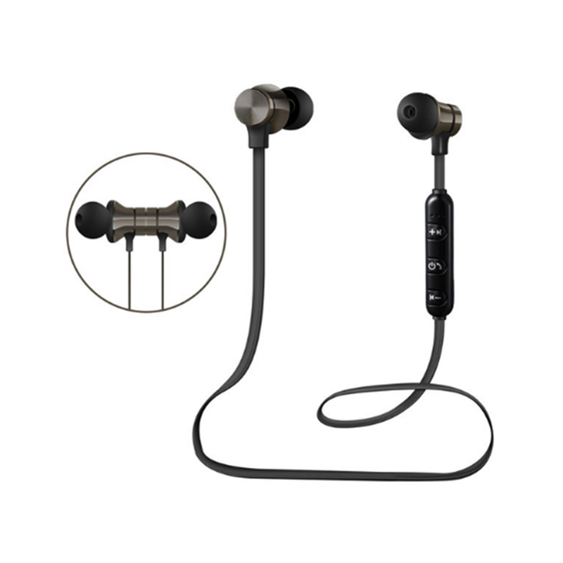 Bluetooth Headset 5.0 Magnetic Sport Wireless In Ear Headphones Hifi Stereo Deep Bass Headsets