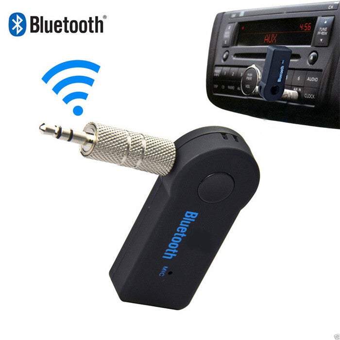 Bluetooth Receiver Hands Free Audio Music Adapter Aux Car Converter