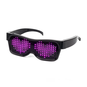 Bluetooth Led Eyewear Glasses Display Programmable Message App Controlled Sunglasses