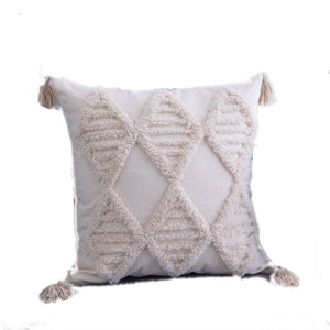 Boho Tufted Tasseled Cushion Covers