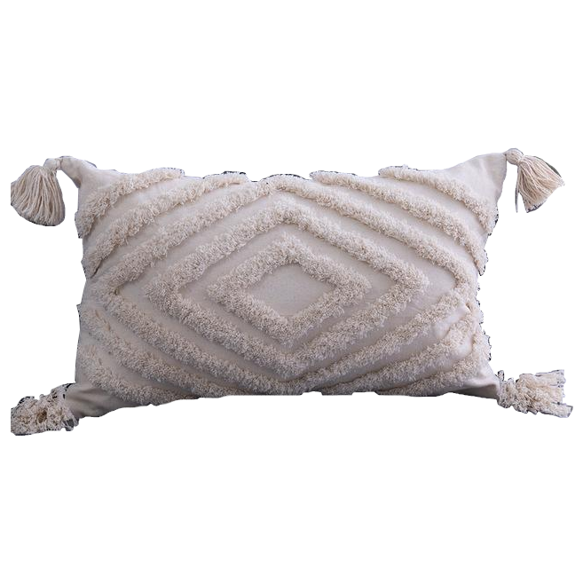 Boho Tufted Tasseled Cushion Covers