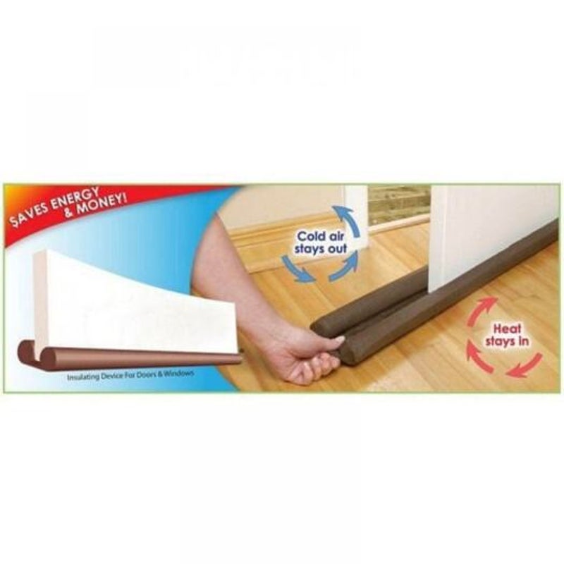 Bottom Door Draft Stopper Weather Stripping Air Seal Gap Blocker Sweep