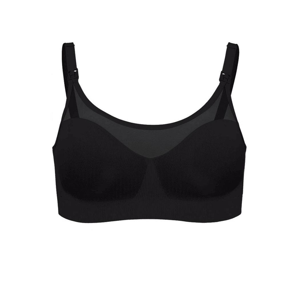 Bravado Silk Seamless Sheer Nursing Black