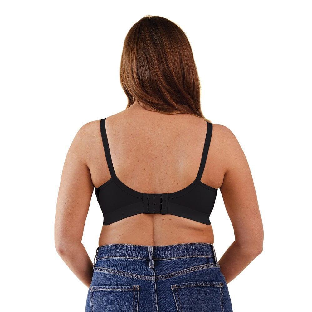 Bravado Silk Seamless Sheer Nursing Black