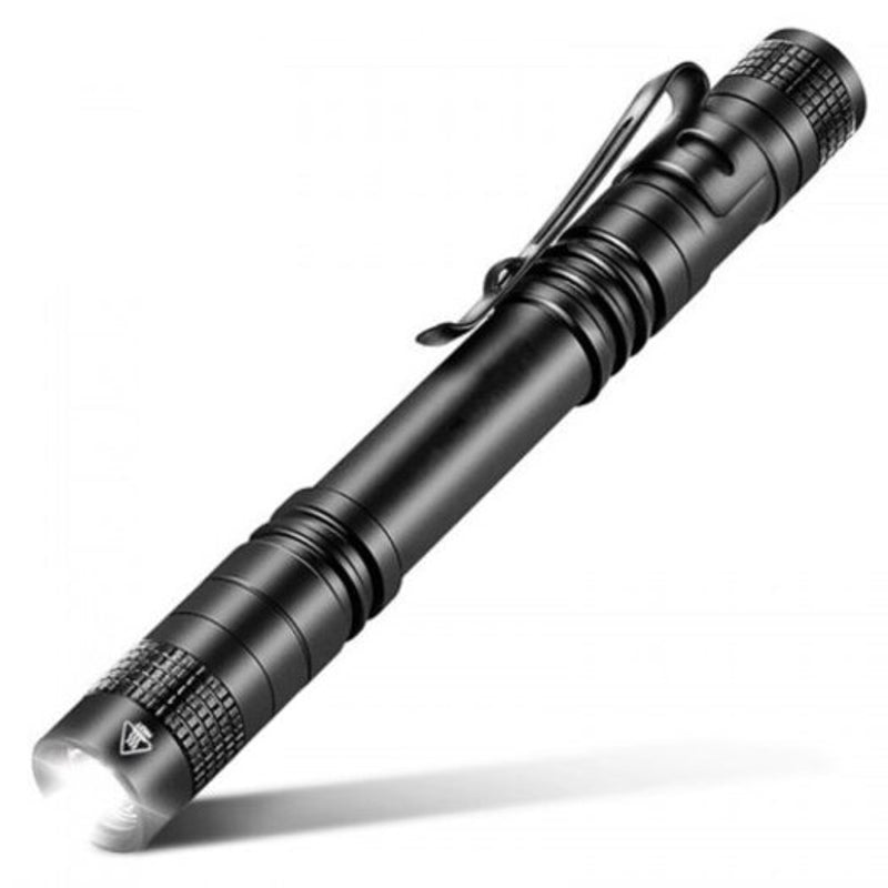 2000Lm Mini Portable Small Pen Led Flashlight Black