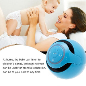 Portable Bluetooth Led Light Digital Stereo Music Player Ball Shape Speaker