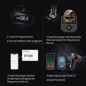 Car Receivers Transmitters Mp3 Player 5.0 Bluetooth Fm