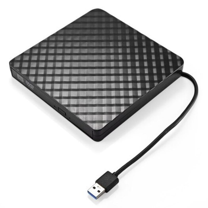 Bt669 Portable Usb 3.0 External Dvd Drive Odd Hdd Device For Desktop Laptop Black