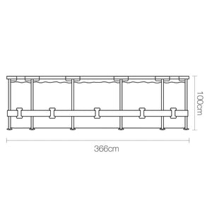 Bestway Swimming Pool Above Ground Filter Pump Steel Pro Frame Pools