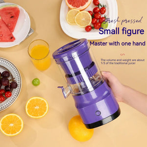 Electric Orange Juicer Lemon Squeezer Usb Rechargeable Citrus Machine Portable Blender