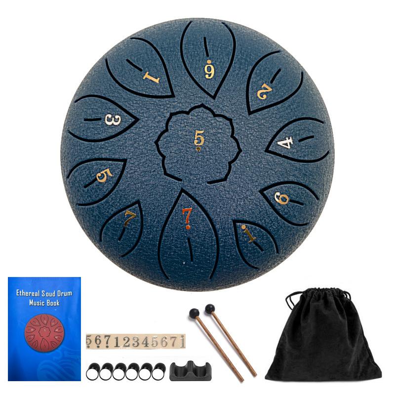 11 Tone 6 Inch C Steel Tongue Drum Percussion Musical Instruments