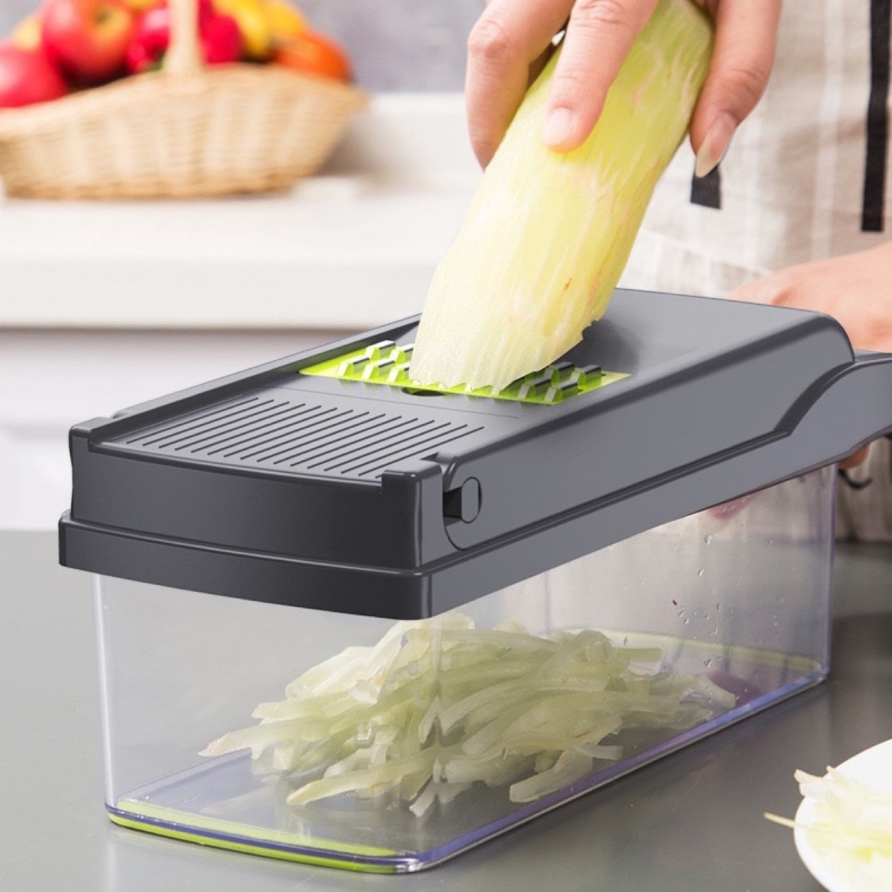 12In1 Manual Vegetable Chopper Kitchen Gadgets Food Onion Cutter Slicer