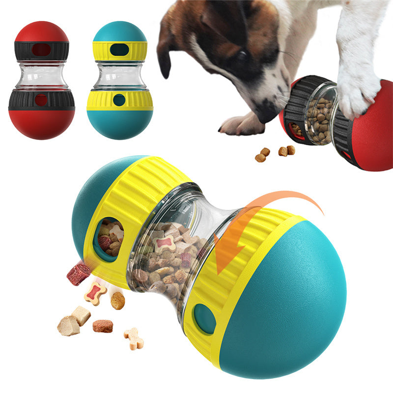 Food Dispensing Dog Toy Tumbler Interactive Feeding Puzzle For Pets