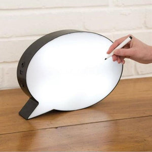 Speech Bubble Light Box Home Decor Night