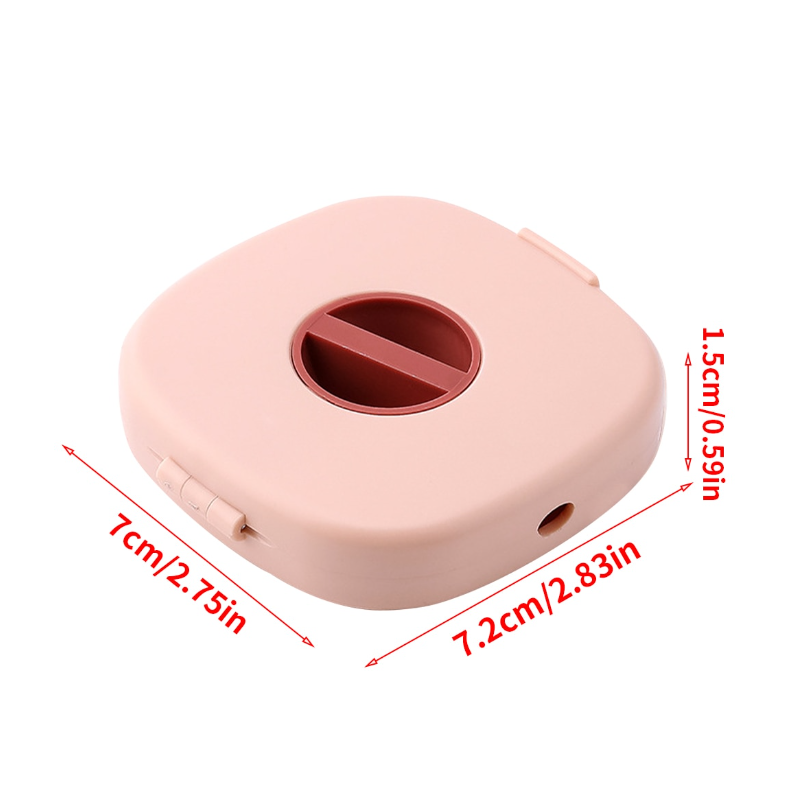 Cable Organizer Rotating Winder Box Plastic Portable Earphone Wire Storage Case Phone Holder