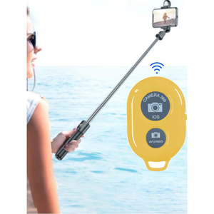 Wireless Bluetooth Camera Remote Control Shutter Self Timer Ios Android Yellow