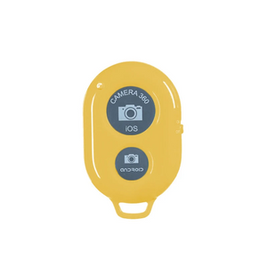 Wireless Bluetooth Camera Remote Control Shutter Self Timer Ios Android Yellow