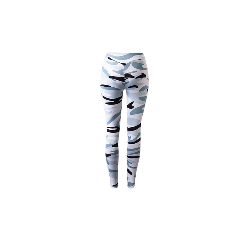 Camouflage Leggings For Women Compression Sport Yoga White