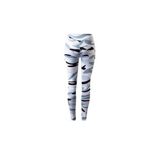 Camouflage Leggings For Women Compression Sport Yoga White