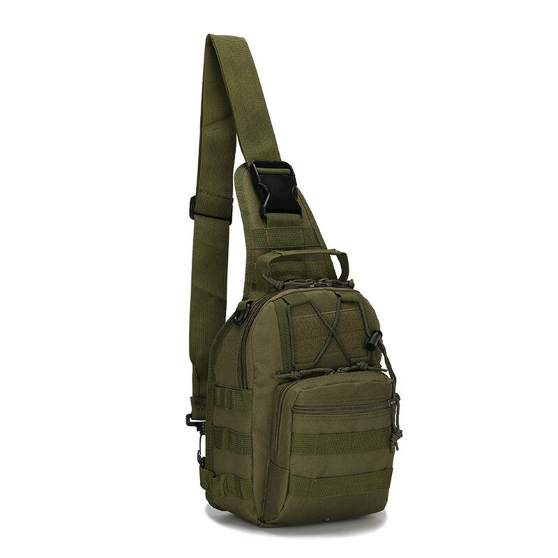 Military Shoulder Bag Tactical Molle Backpack Outdoor Sport Chest Army Green