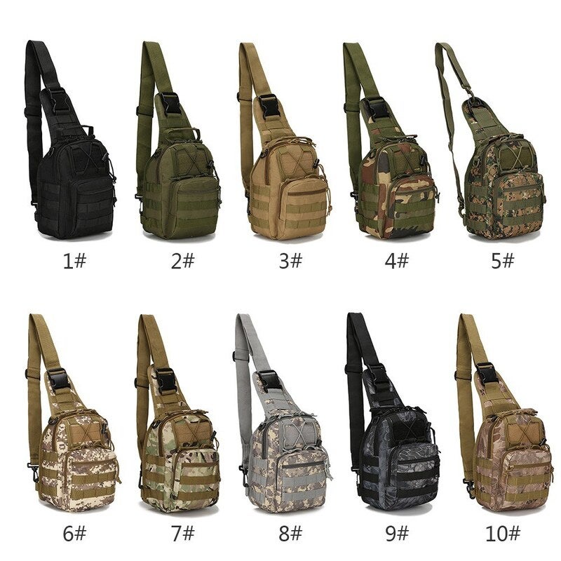 Camouflage Tactic Chest Bag 07