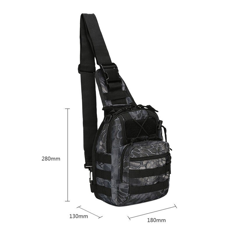 Camouflage Tactic Chest Bag 07