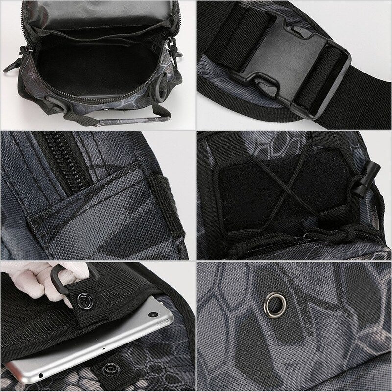 Camouflage Tactic Chest Bag 07