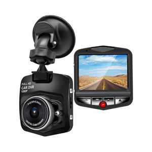 Car Audio Accessories Driving Recorder 1080P Hd Camera Dashboard With Motion Detection Black