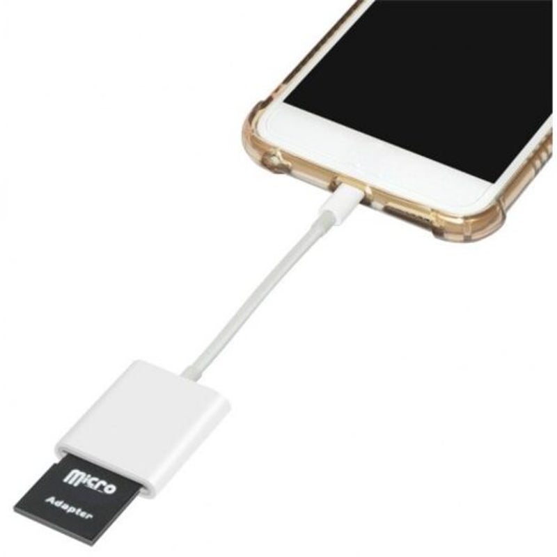 Card Reader Compatible Datafor Ipad For Iphone Mobile Phone White