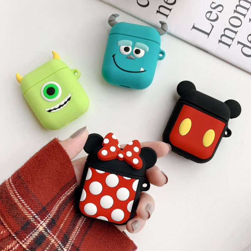 Cartoon Soft Silicone Protective Case Wireless Headset Airpod Cover