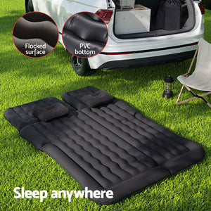 Weisshorn Car Mattress 175X130 Inflatable Suv Back Seat Camping Bed Black