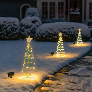 Outdoor Solar Garden Christmas Tree Light Decoration