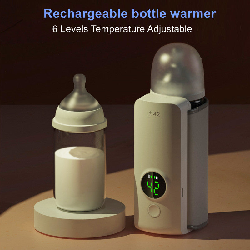 Portable Wireless Rechargeable Baby Bottle Warmer Usb Charging Heating Bag