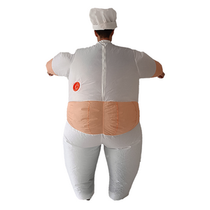 Chef Fancy Dress Inflatable Suit -Fan Operated Costume