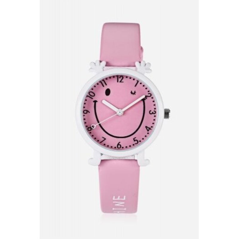 Veile Studios Children Super Cute Quartz Watch Pink