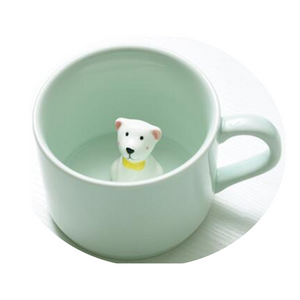 Creative 3D Cartoon Animal Ceramic Novelty Mug