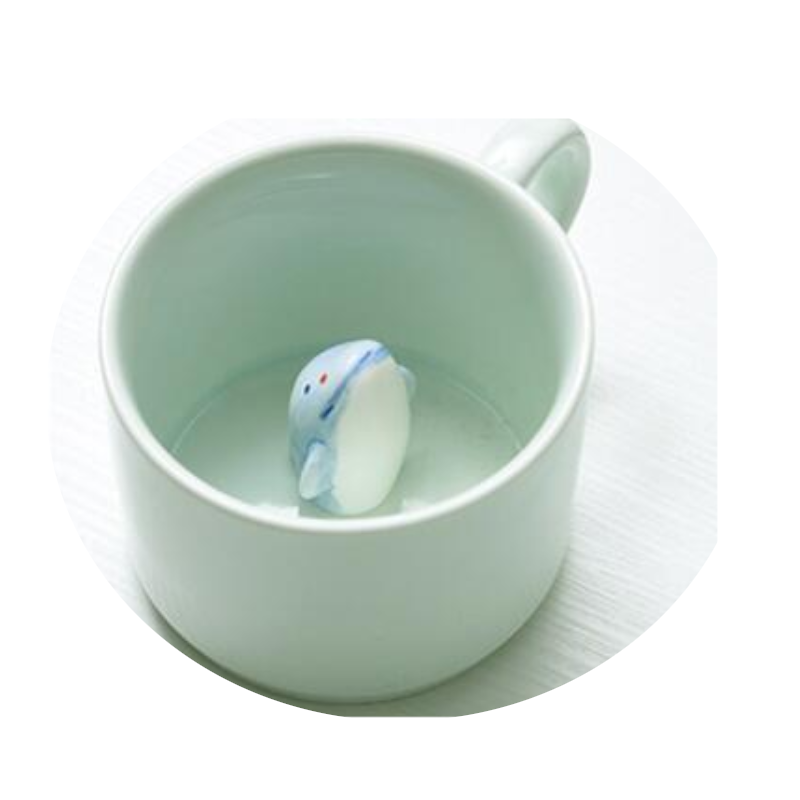 Creative 3D Cartoon Animal Ceramic Novelty Mug