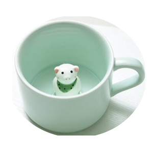 Creative 3D Cartoon Animal Ceramic Novelty Mug