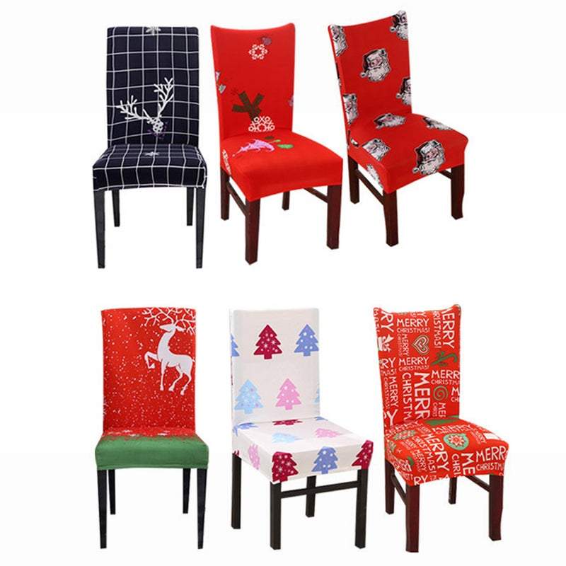 Chair Sofa Covers Christmas Elastic Slipcover Soft Stretch Protective