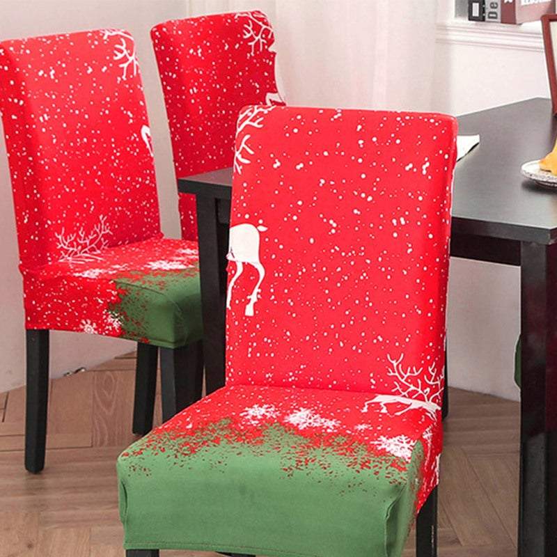 Chair Sofa Covers Christmas Elastic Slipcover Soft Stretch Protective