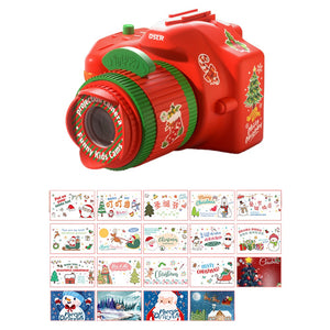 Christmas Projection Toys Children Cartoon Light Up Santa Claus Pattern Games