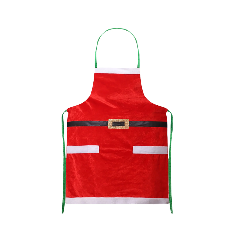 Christmas Apron Kitchen Cooking Sleeveless Baking Gardening