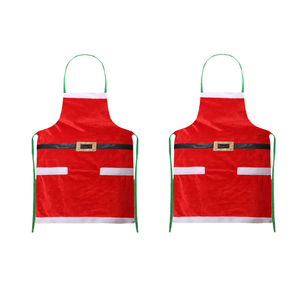 Christmas Apron Kitchen Cooking Sleeveless Baking Gardening