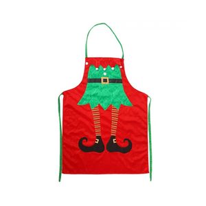 Christmas Apron Kitchen Cooking Sleeveless Baking Gardening