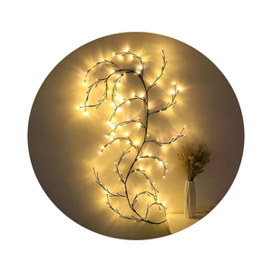 Christmas Garland Light Flexible Diy Willow Vine Branch Xmas Led For Wall Party Decor