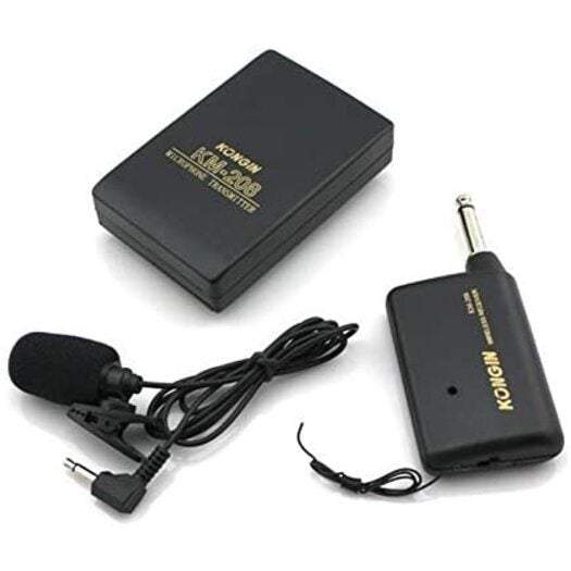 Microphones Clip On Wireless With Transmitter Receiver For Teaching / Conference Etiquette Celebration Km208 Rodalind