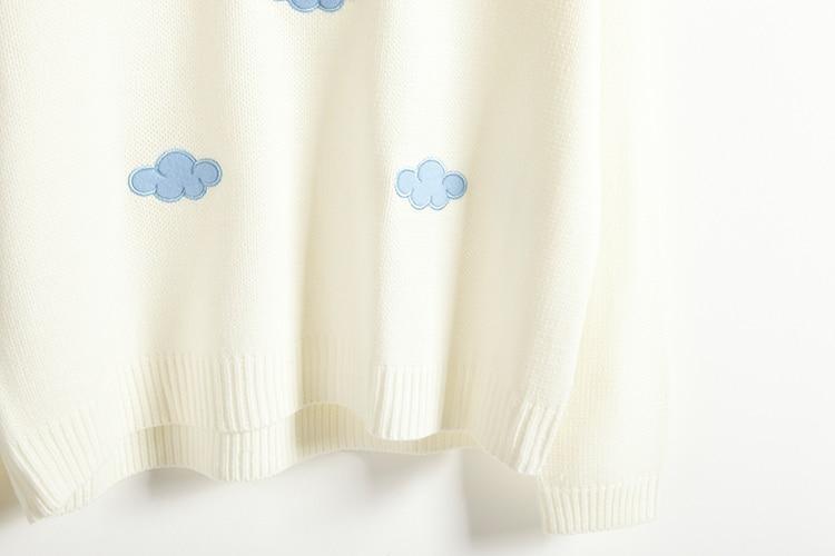 Cloud Crewneck Pullover Sweatshirt