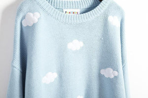 Cloud Crewneck Pullover Sweatshirt