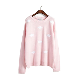 Cloud Crewneck Pullover Sweatshirt